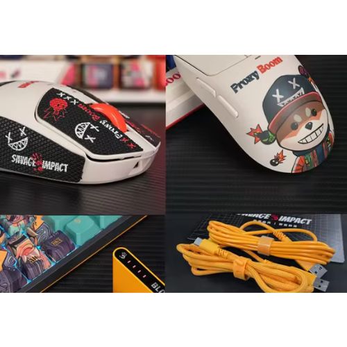 A4tech Bloody R72 Ultra Duo Proxy Boom Dual Mode Wireless Gaming Mouse