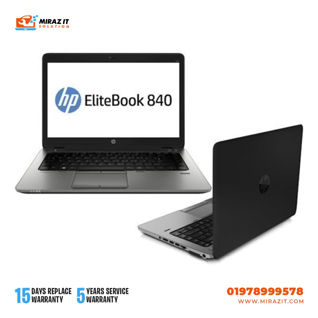 HP Elitebook 840 G1 i5 4th Gen 4GB RAM 500GB HDD Display 14Inch 1080x768