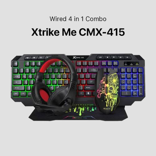 Xtrike Me CMX-415 Gaming Combo 4 in 1