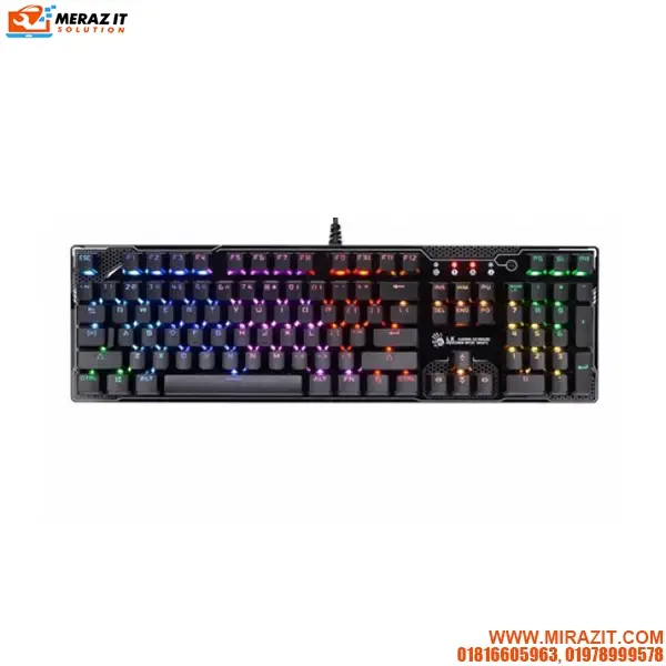 A4tech Bloody B810R (BLUE SWITCH) Light Strike RGB Animation Gaming Keyboard