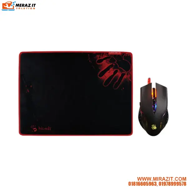 A4TECH Bloody Q8181S Neon X’Glide gaming mouse bundle