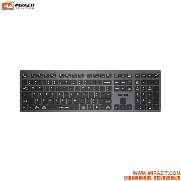 A4tech Fstyler FBX50C 2.4G Bluetooth Rechargeable Type-C Multi-mode Wireless Keyboard