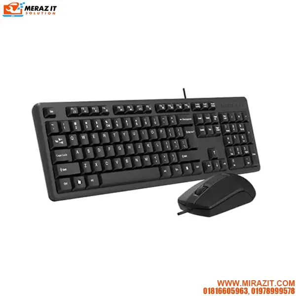 A4tech Kk-3330 Multimedia Fn Wired Usb Keyboard Mouse Combo