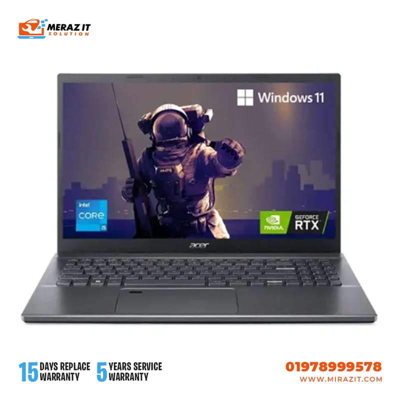 Acer Aspire 5 AN515-57G-52HF Core i5 12th Gen RTX 2050 4GB Graphics 15.6" FHD Gaming Laptop