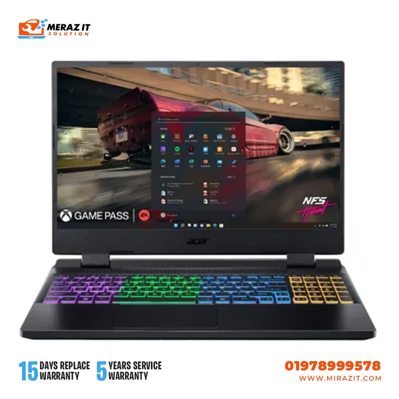 Acer Nitro 5 AN515-58-58TZ Core i5 12th Gen RTX 3050 4GB Graphics 15.6" FHD 144Hz Gaming Laptop