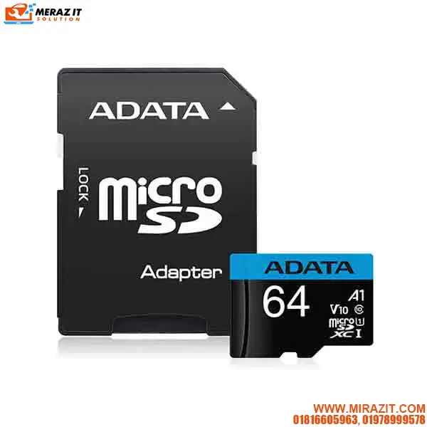 Adata 64GB Class 10 microSD Memory Card