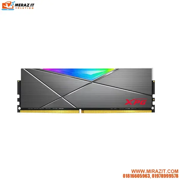 Adata D50 16GB DDR4 3600 MHz RGB gaming RAM - Gray/White