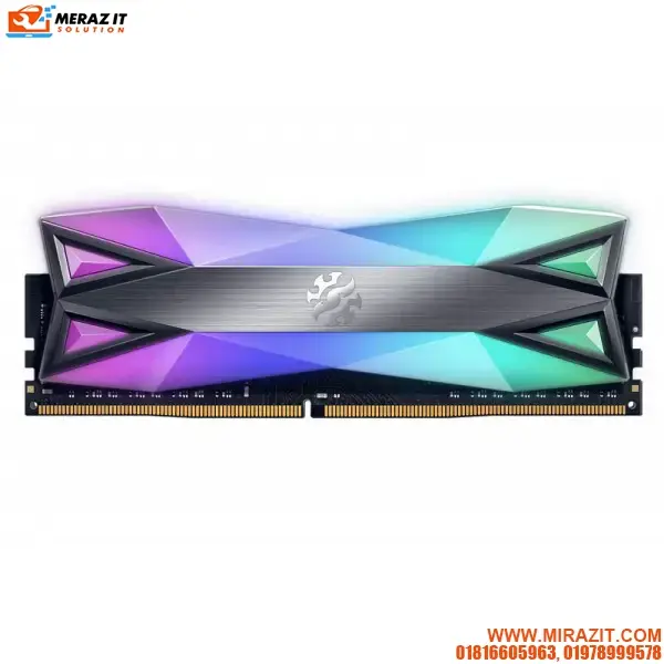 Adata D60 RGB 8GB DDR4 3600 MHz Gaming RAM