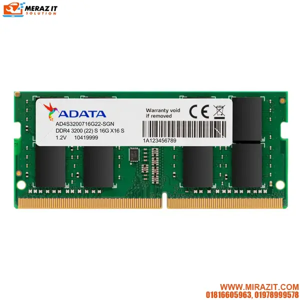 Adata DDR4 8 GB 3200 MHz Laptop RAM