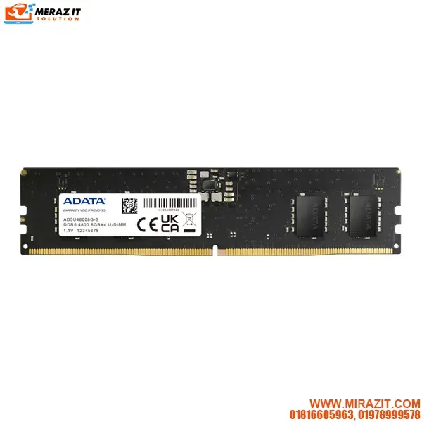 Adata DDR5 8 GB 4800 MHz Desktop Ram