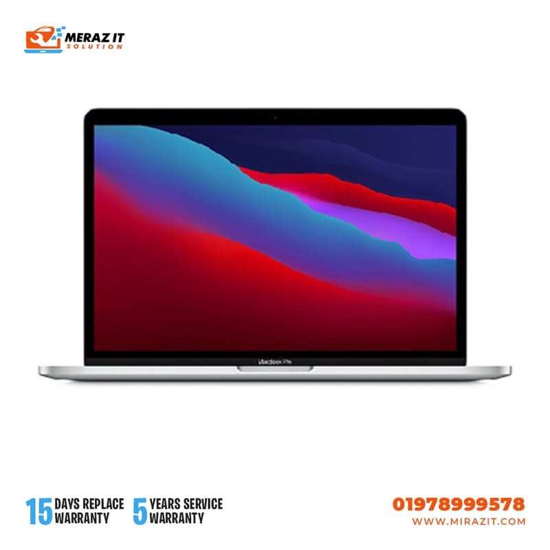 Apple MacBook Pro 13.3-Inch Retina Display 8-core Apple M1 chip with 8GB RAM, 256GB SSD (MYDA2) Silver