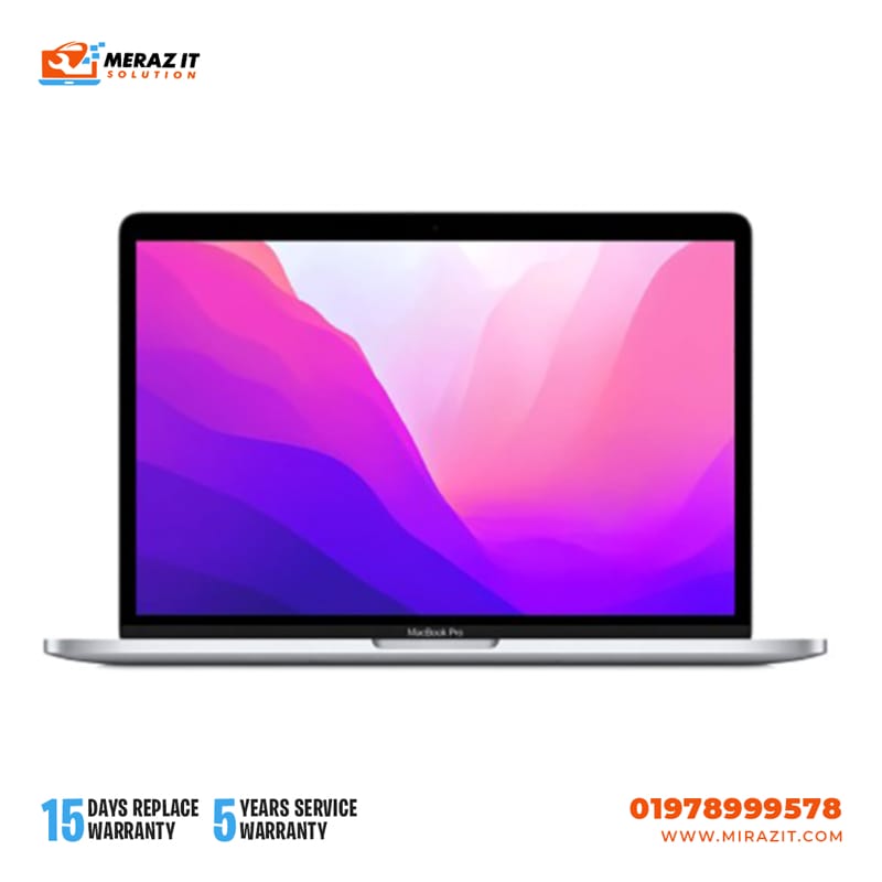 Apple MacBook Pro 13.3-Inch Retina Display M2 Chip 8GB RAM 256GB SSD Silver (MNEP3)