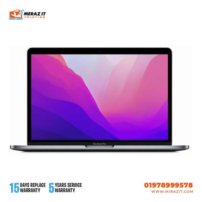 Apple MacBook Pro 13.3-Inch Retina Display M2 Chip 8GB RAM 256GB SSD Space Gray (MNEH3)