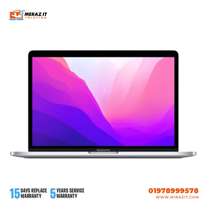 Apple MacBook Pro 13.3-Inch Retina Display M2 Chip 8GB RAM 512GB SSD Silver (MNEQ3)