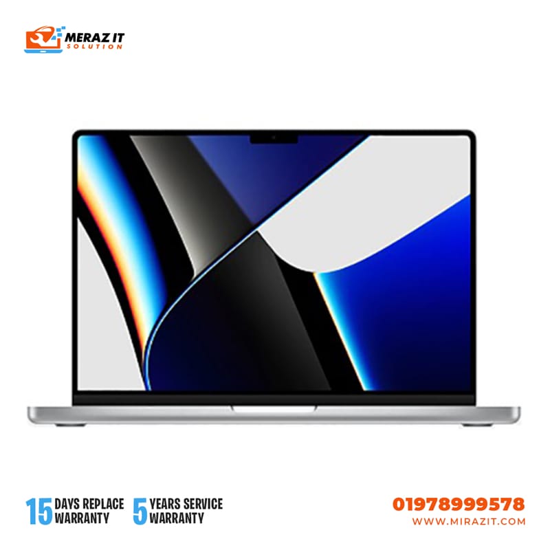 Apple MacBook Pro 14-Inch M1 Pro Chip, 16GB RAM, 512GB SSD (MKGR3LL/A) Silver 2021