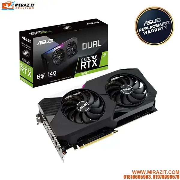 ASUS Dual GeForce RTX 3060 Ti 8GB GDDR6 Graphics Card
