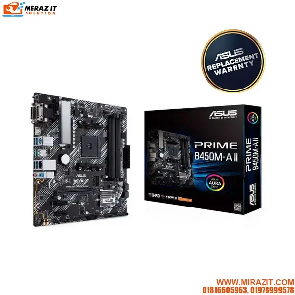ASUS PRIME B450M-A II micro ATX Motherboard
