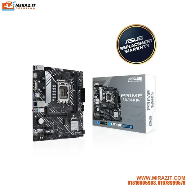 ASUS PRIME B660M-K D4 micro ATX Motherboard