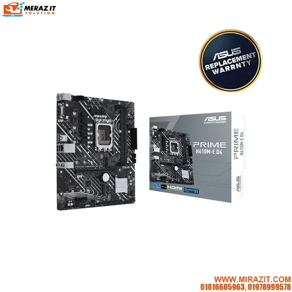 Asus PRIME H610M-E D4 micro ATX Motherboard