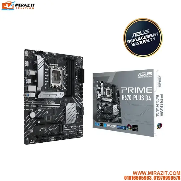ASUS PRIME H670-PLUS D4 ATX Motherboard