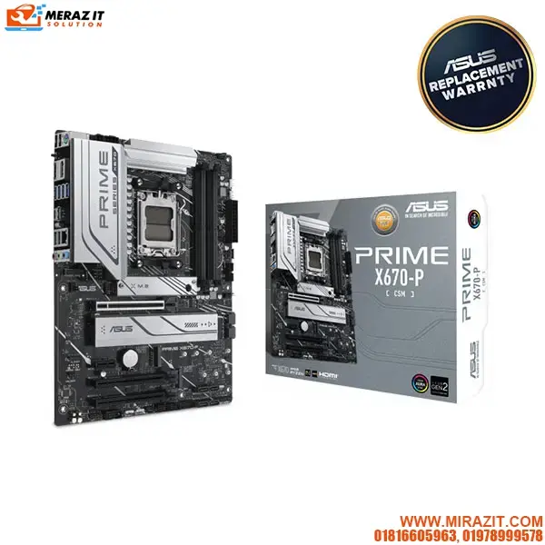ASUS PRIME X670-P-CSM AMD Ryzen 7000 ATX Motherboard