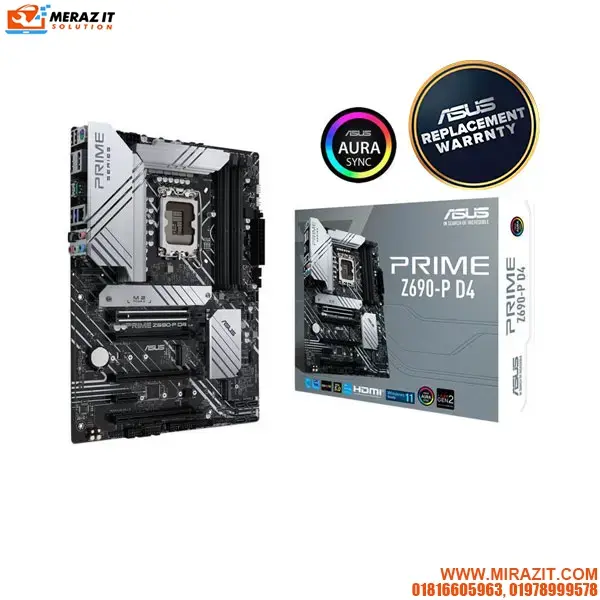 ASUS PRIME Z690-P D4 ATX Motherboard