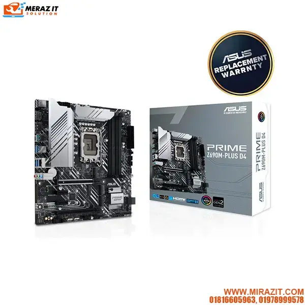 ASUS PRIME Z690M-PLUS D4 micro ATX Motherboard