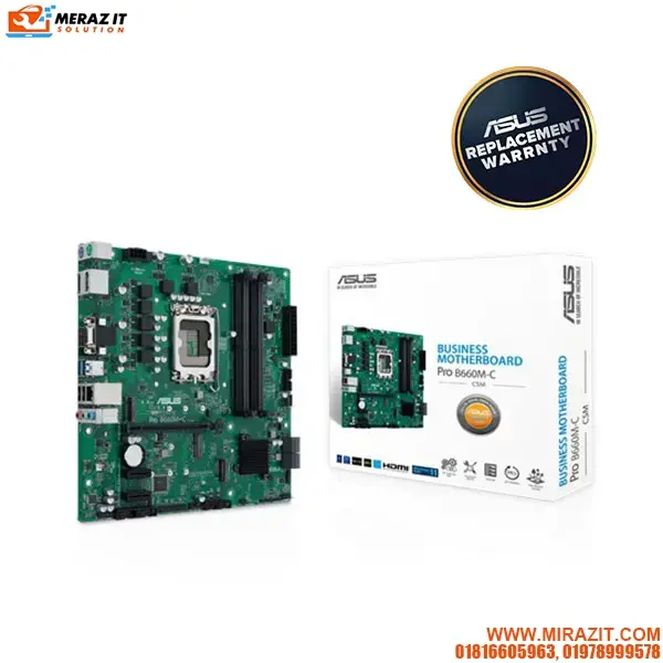 ASUS Pro B660M-C-CSM Micro-ATX B660 Business Motherboard