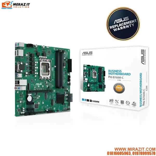 ASUS Pro B760M-C-CSM 13th Gen mATX Motherboard
