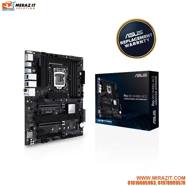 Asus Pro WS W480-ACE ATX Motherboard