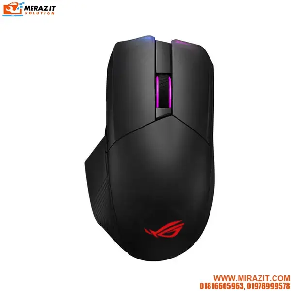 Asus ROG CHAKRAM (P704) RGB Wireless Tri-mode Gaming Mouse With Qi Charging