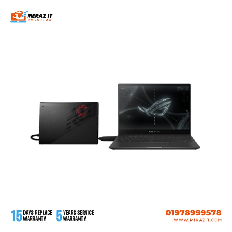 Asus ROG Flow X13 GV301QE Ryzen 9 5980HS RTX 3050 Ti 4GB Graphics (ROG XG Mobile GC31S with RTX 3080), 13.4" 120Hz WUXGA Touch Gaming Laptop