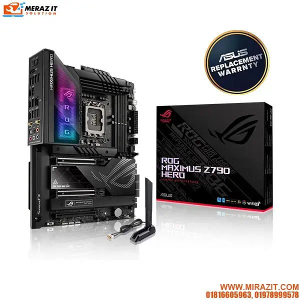 ASUS ROG MAXIMUS Z790 HERO Intel 13TH Gen ATX Motherboard