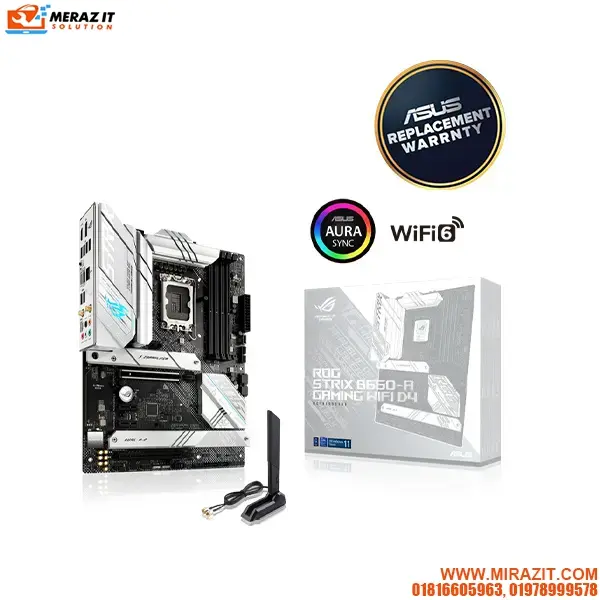 ASUS ROG STRIX B660-A GAMING ATX WIFI D4 Motherboard