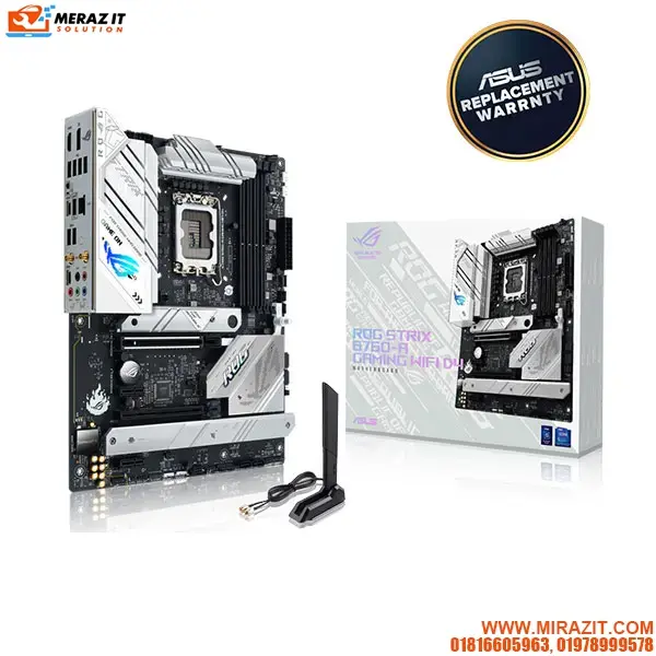 ASUS ROG STRIX B760-A GAMING WIFI D4 Intel 13th Gen ATX Motherboard