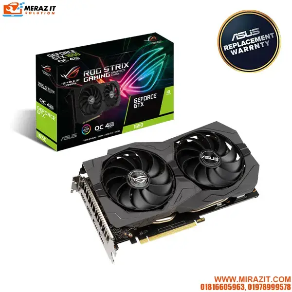 ASUS ROG Strix GeForce GTX 1650 OC Edition 4GB GDDR6 Graphics Card