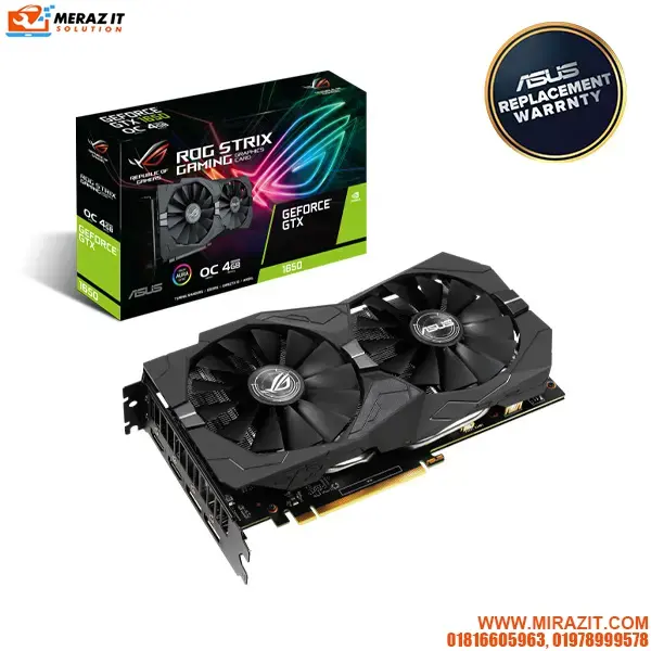 ASUS ROG Strix GeForce GTX 1650 OC Edition 4GB GDDR5 Graphics card