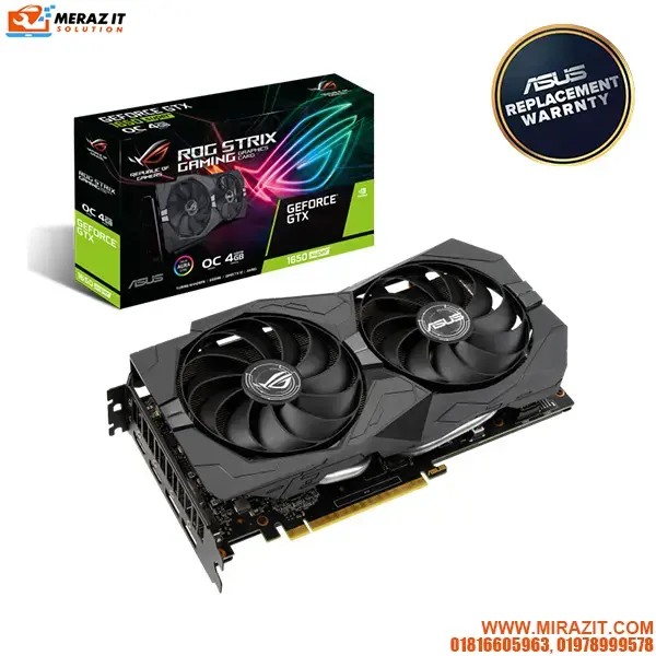 ASUS ROG Strix GeForce GTX 1650 SUPER OC Edition 4GB GDDR6 Graphics Card