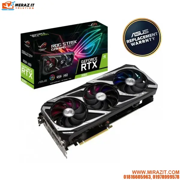 ASUS ROG Strix GeForce RTX 3060 V2 12GB GDDR6 Graphics Card