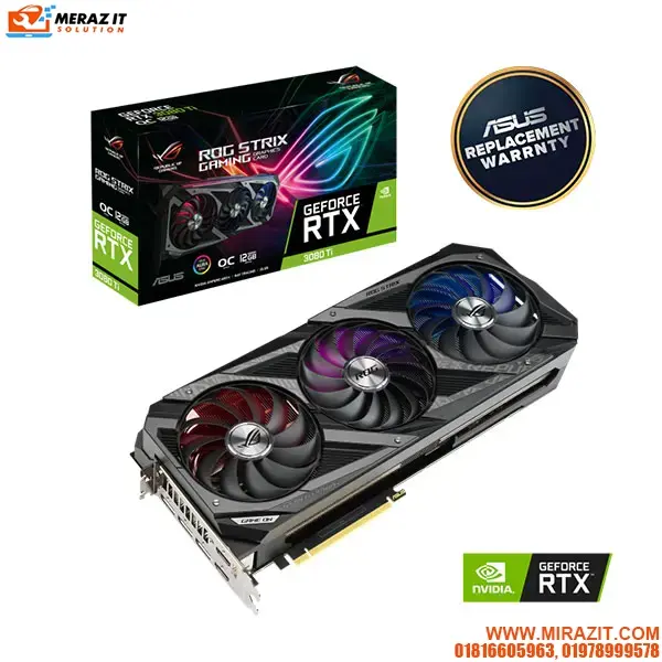 ASUS ROG Strix GeForce RTX 3080 Ti OC Edition 12GB GDDR6X Graphics Card