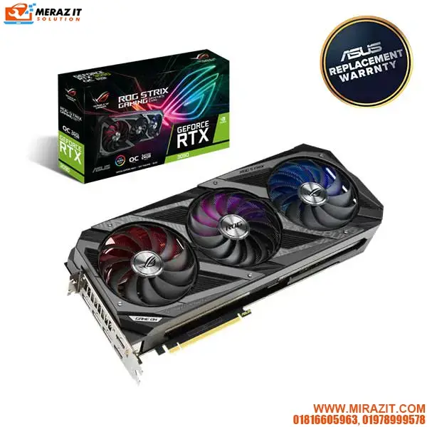 ASUS ROG Strix GeForce RTX 3090 OC Edition 24GB GDDR6X Graphics Card