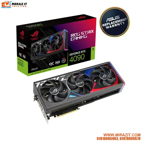 ASUS ROG Strix GeForce RTX 4090 OC Edition 24GB GDDR6X Graphics Card