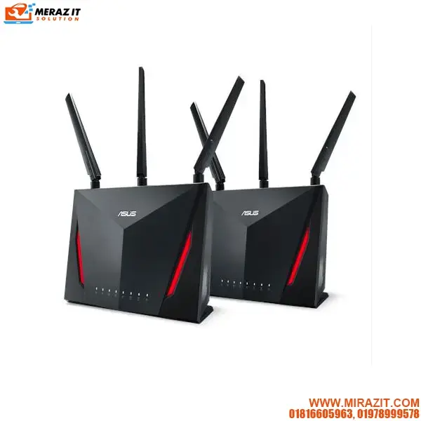 Asus RT-AC86U 2 Pack AiMesh AC2900 Dual Band Router