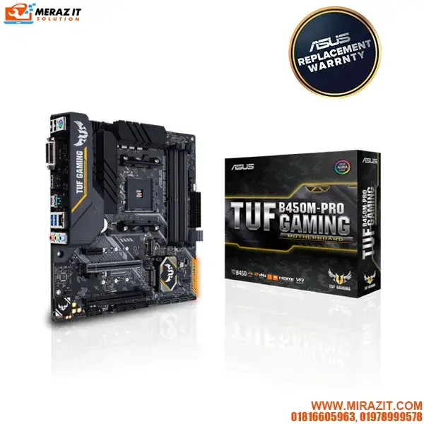 ASUS TUF B450M-PRO GAMING micro ATX Motherboard