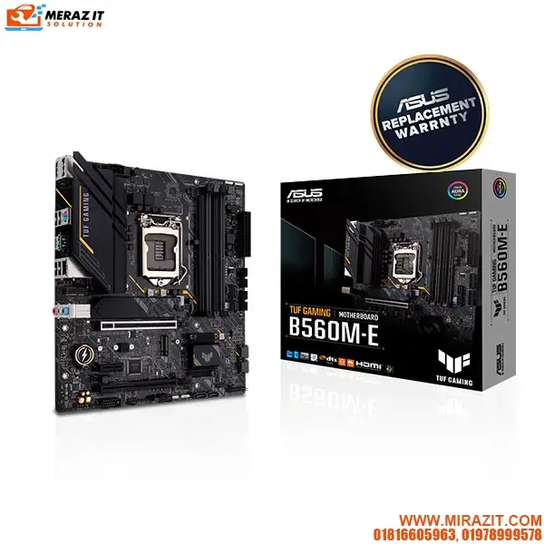 ASUS TUF B560M-E micro ATX GAMING MOTHERBOARD