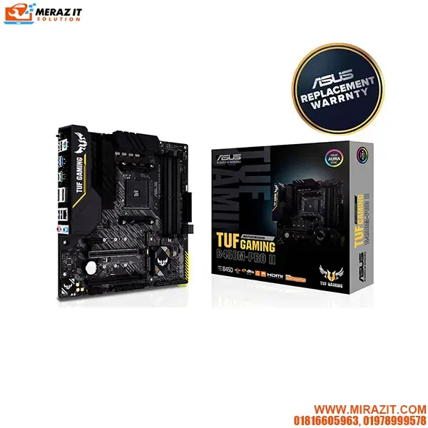ASUS TUF GAMING B450M-PRO II micro ATX Motherboard