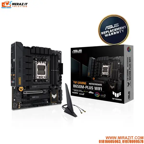 ASUS TUF GAMING B650M-PLUS WIFI AMD Ryzen micro-ATX Motherboard