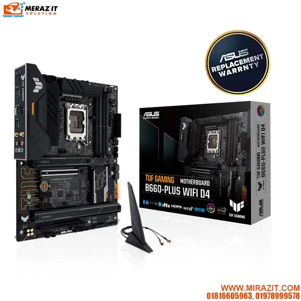 ASUS TUF GAMING B660-PLUS WIFI D4 ATX Motherboard