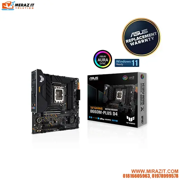 ASUS TUF GAMING B660M-PLUS D4 micro ATX Motherboard