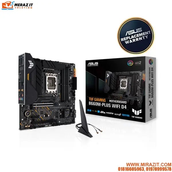 ASUS TUF GAMING B660M-PLUS WIFI D4 micro ATX Motherboard